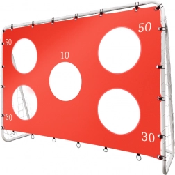 Voetbaldoel voor kinderen met precisienet 2-in-1 215 x 153 x 76 cm