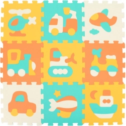 Schuimpuzzels met vervoersmiddelen