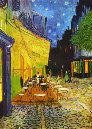 Puzzel Vincent van Gogh: Caféterras bij Nacht 1000 stukjes