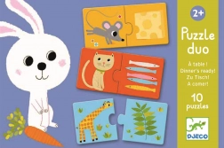 Duo Puzzel DJECO: Wat eten we vandaag?