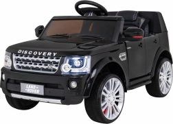 Elektrische kinderauto Land Rover Discovery SUV zwart met afstandsbediening