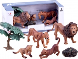 Safari-figuren set – tijgerfamilie – Leeuwen