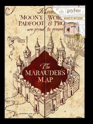 Notitieboek A5 HARRY POTTER Marauder's Map