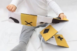 Textiel leporello contrasterend MyMoo