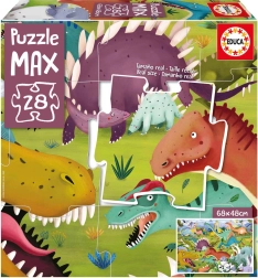 EDUCA Puzzel Dinosaurussen 28 stukjes