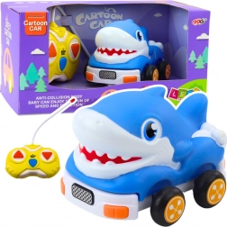 Leuk op afstand bestuurbaar autootje Rekin in blauwe kleur