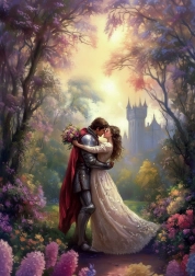 Puzzel Magische lenteliefde 1000 stukjes ART PUZZLE