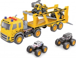 Trekker met auto's en effecten