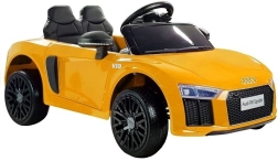 Elektrische kinderauto AUDI R8 Spyder – geel