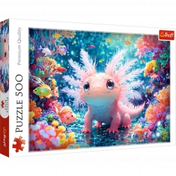 Puzzel 500 stukjes – axolotl Trefl