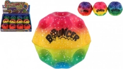 Extreem stuiterende regenboogfoam bal 6 cm, mix van kleuren