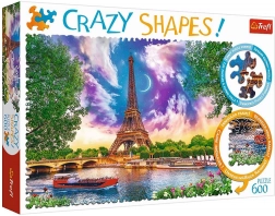 Puzzel 600 Crazy Shapes - Hemel boven Parijs