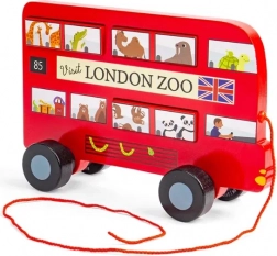 Trekbare houten Londense bus Bigjigs Toys