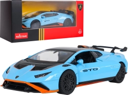 Metalen model Lamborghini Huracán STO RASTAR op schaal 1:43 – Blauw