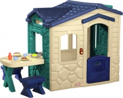 Kinderhuisje met veranda en bel van Little Tikes