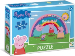 Puzzel Peppa Big: Regenboog 30 stukjes