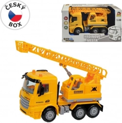 Bouwauto met vliegwiel 16 cm