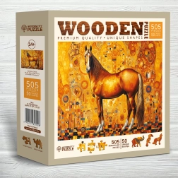 Houten puzzel Weense paard 505 stukjes
