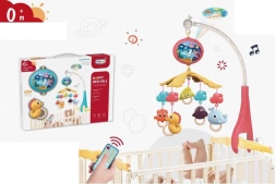 Muziekmobiel voor het ledikant met afstandsbediening en projector