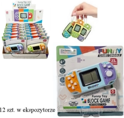 Elektronische sleutelhanger – mini spelconsole met 23 games