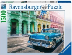 Puzzel 2D 1500 stukjes – auto’s op Cuba