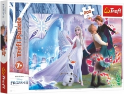 Puzzel 200 stukjes – magische wereld van de zussen DISNEY FROZEN Trefl
