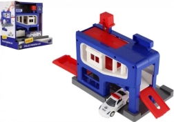 Politieparkeergarage met autootje