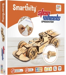 Smartivity Formule – houten bouwpakket raceauto met lanceerder