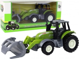 Groene tractor met krokodillenlader – kinderlandbouwmachine