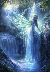 Puzzel Rustige Watervallen 1000 stukjes