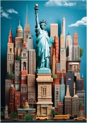 Puzzel New York 1500 stukjes