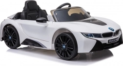 Elektrische kinderauto BMW i8 Coupé wit
