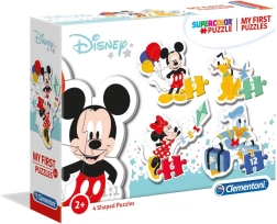 Mijn eerste puzzel MICKEY MOUSE 4-in-1 (3, 6, 9, 12 stukjes) – CLEMENTONI