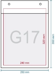Bubbelenvelop g17 350 × 250 mm met zelfklevende sluiting