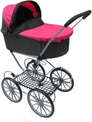 Retro kinderwagen voor poppen PlayTo Betty