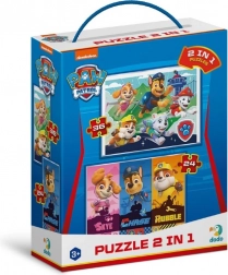 DODO Puzzel Paw Patrol: Geweldige Puppy’s 2v1