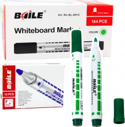 Groene whiteboardmarkers 12 stuks