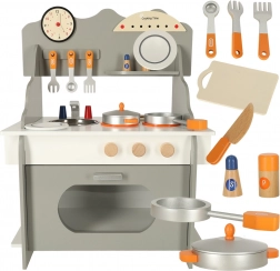 Houten kinderkitchen met accessoires