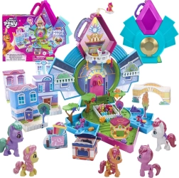 My Little Pony kristallen vuurtoren Mini World Magic met 5 figuurtjes