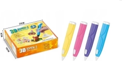 3D-pen met filament, standaard en USB-kabel - 1 stuk