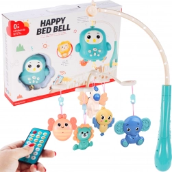 Mobiel met uiltje en diertjes met afstandsbediening