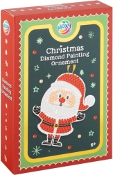 MOXY diamond painting – kerstornament Santa