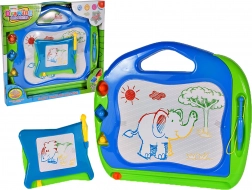 Kleurig magnetisch tekenbord 2-in-1 Olifantje