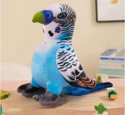 Pluchen Blauwe Papegaai 20 cm