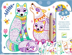 Djeco Magisch Inkleurboek Bosfamilies