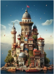 Anatolian Puzzel Maagdentoren 1000 stukjes