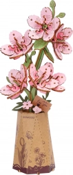 Houten 3D boeket Sakura – bouwpakket zonder lijm