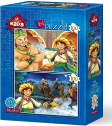 Puzzel Aladdin en de wonderlamp 2×100 stukjes