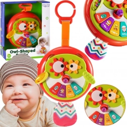 Woopie interactieve speelgoeduil met pianootje en knisperende staart