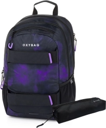 Studentenrugzak en etui OXY Sport Grunge girl – set